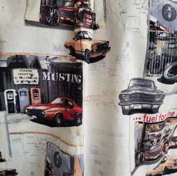 175. Joe Marlin Retro Mustang Button Down Shirt - Size XL - Picture 3 of 5